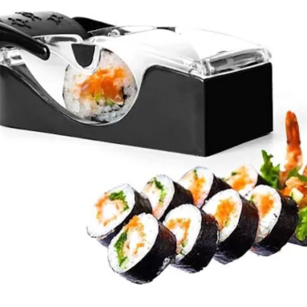 NWT The Perfect Black Sushi Roller Kitchen Gadget Home Goods
